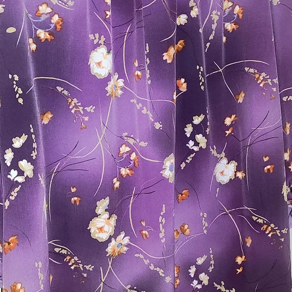 MG Floral Purple Blouse Size 22W/42 New With tags - Picture 5 of 5